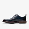 Clarks "Aldwin Limit Brogue"   Navy Leather