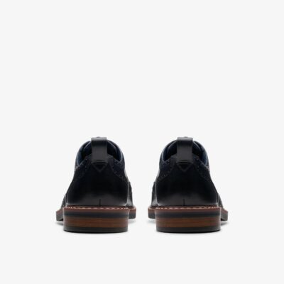 Clarks "Aldwin Limit Brogue"   Navy Leather