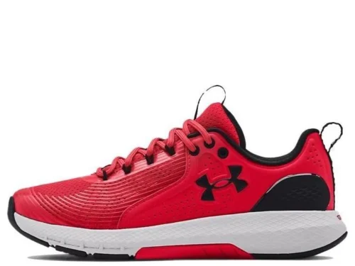 Under Armour Charged Commit 3 Training Shoes 'Red Halo Grey'